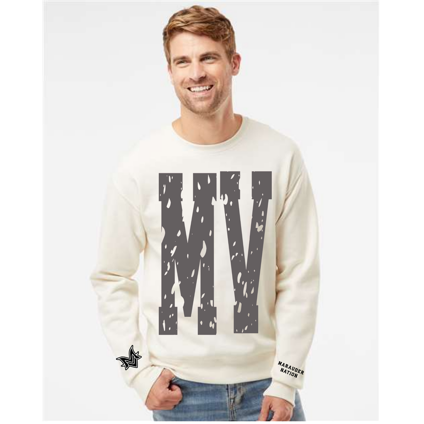 MVYFL Black Distressed MV