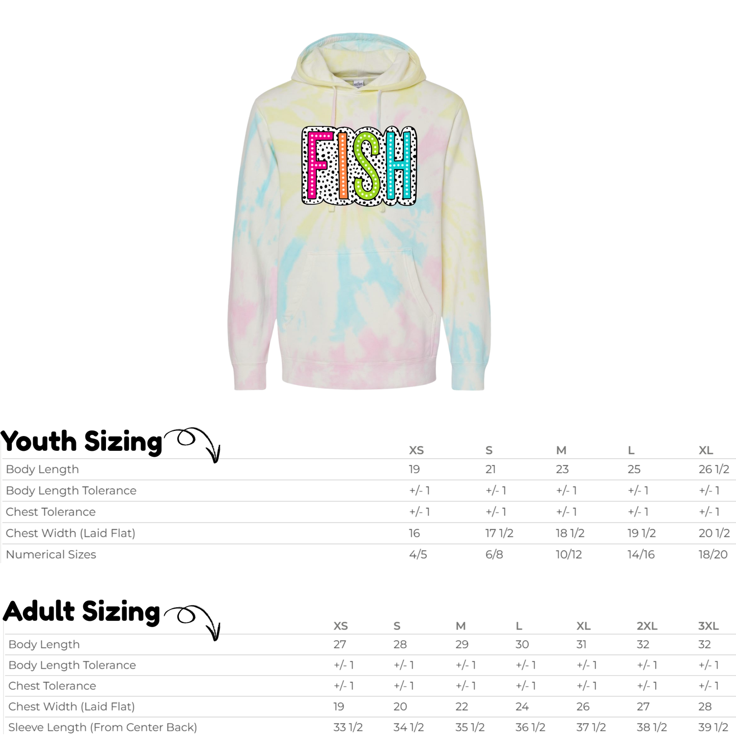 FCE Polka Tye-Dye Hoodie
