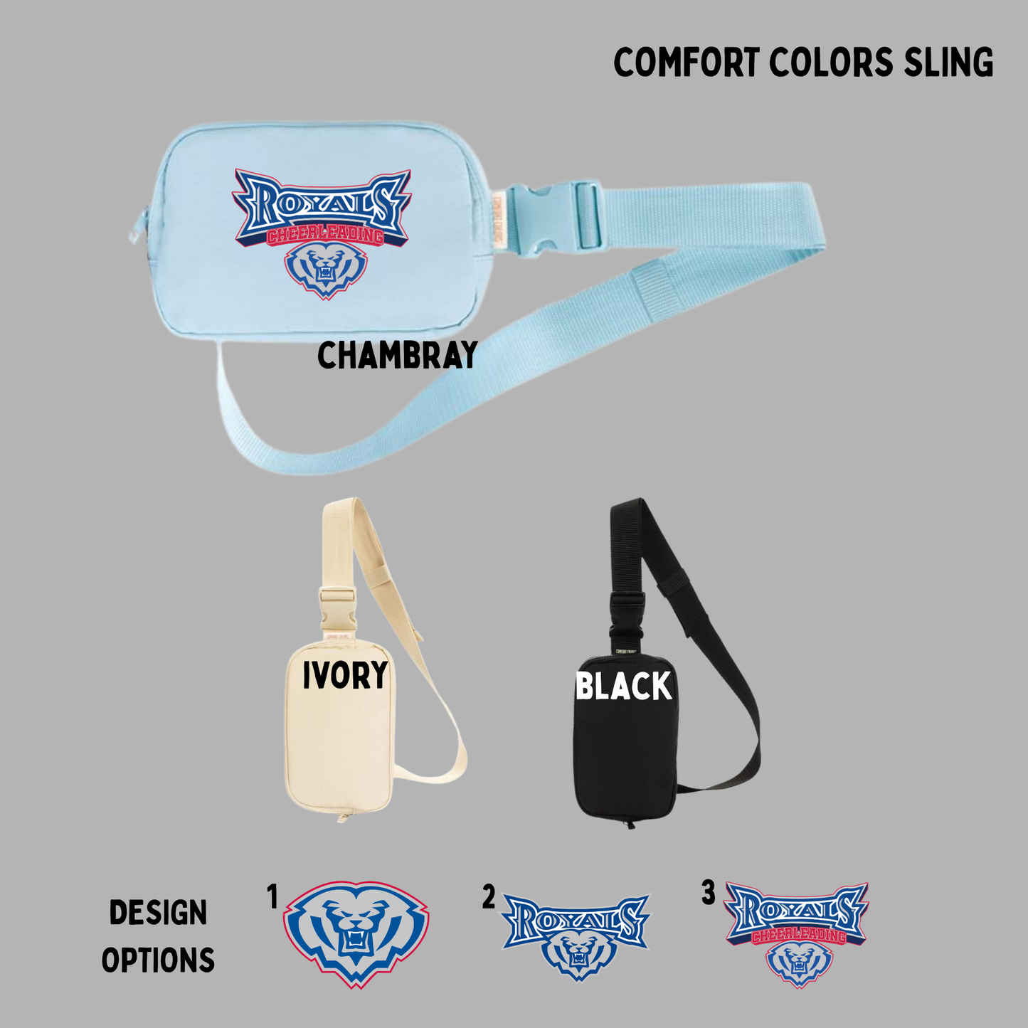 Comfort Colors Belt Bag HSECheer