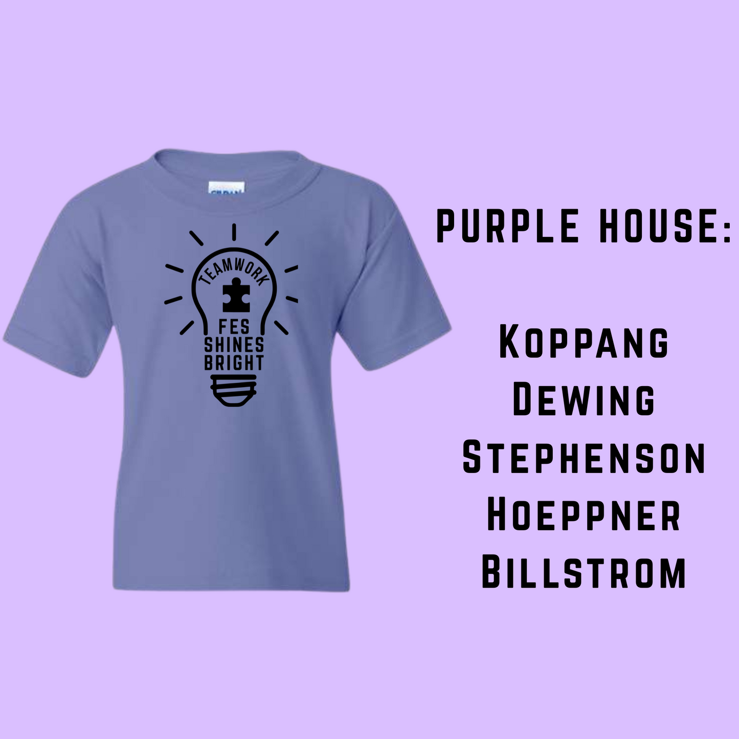 Fortville PURPLE house shirt