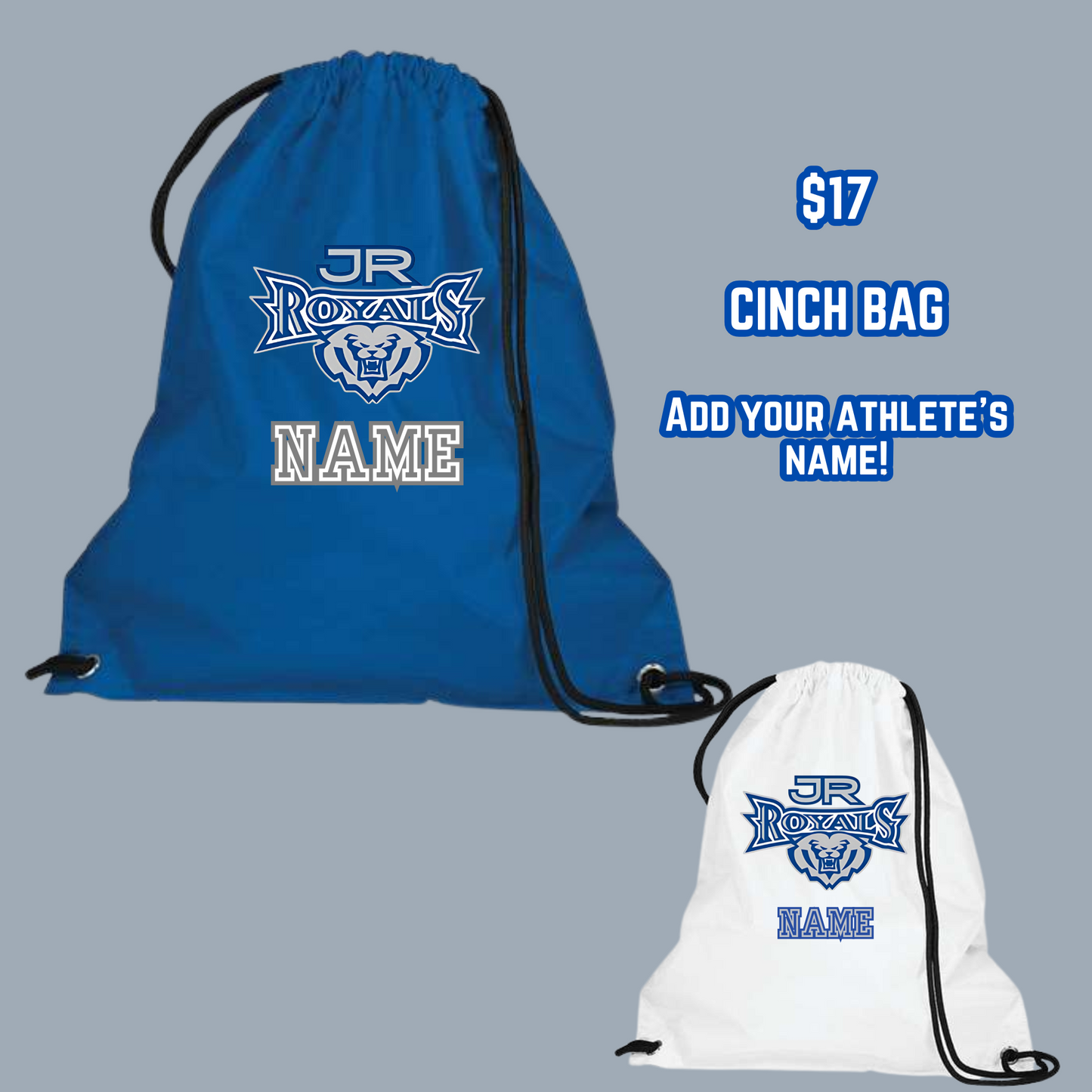 Jr. Royals Cinch Bag