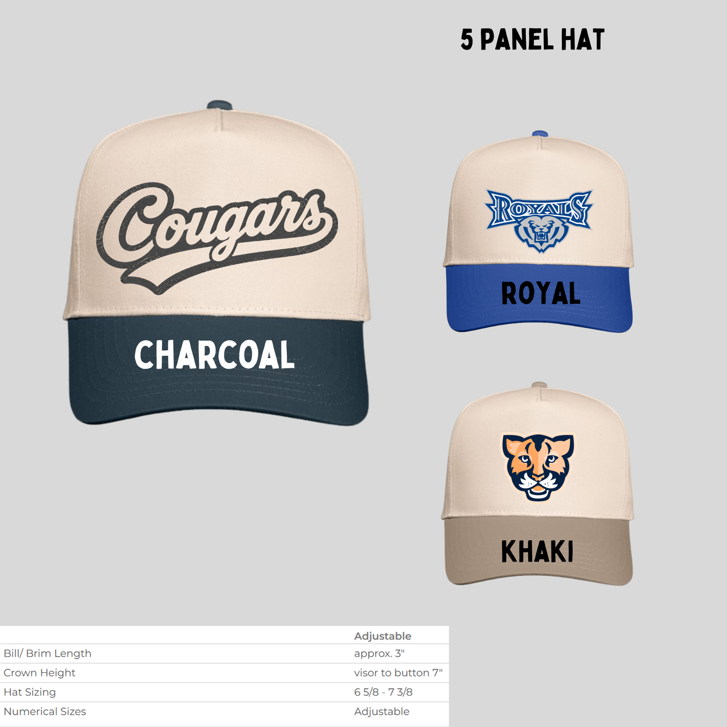 SCE 5 panel hat