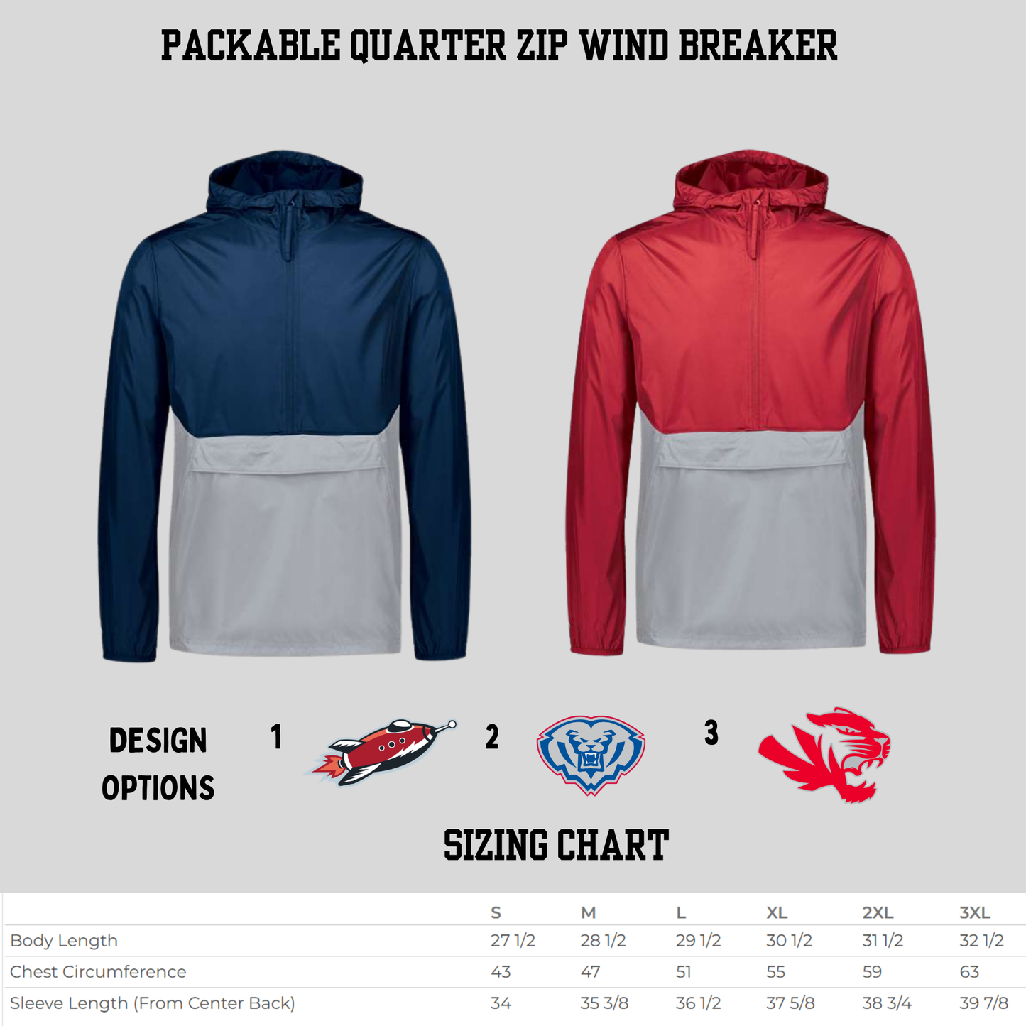 HRE Packable Windbreaker