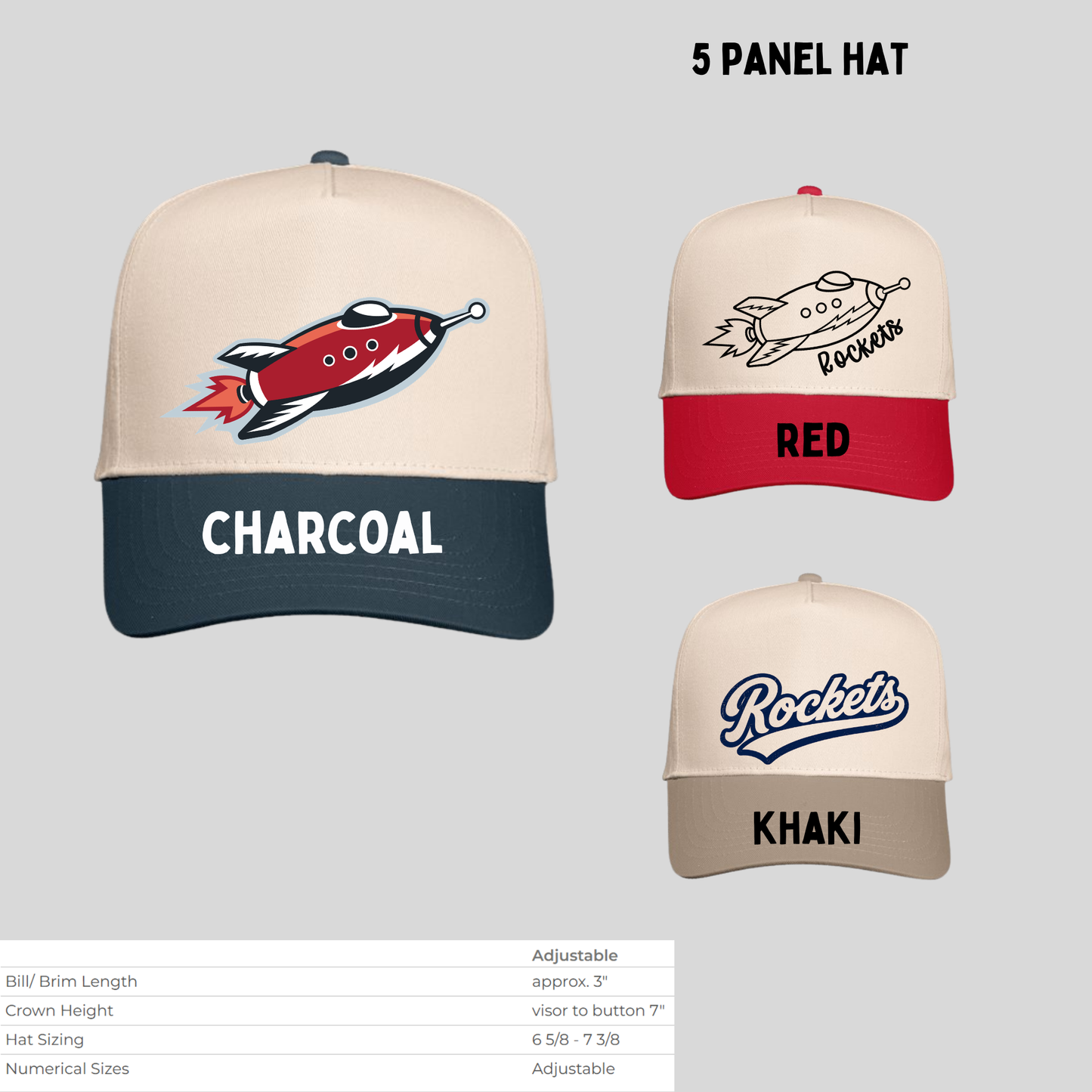 HRE 5 panel hat