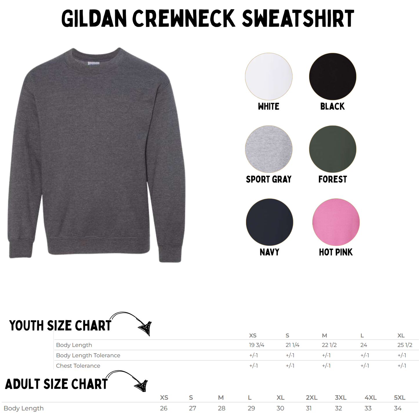 Dragons Crewneck (GLITTER)