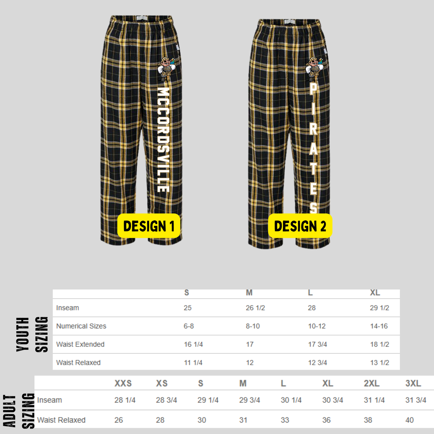 MES Flannel Pajama Pants