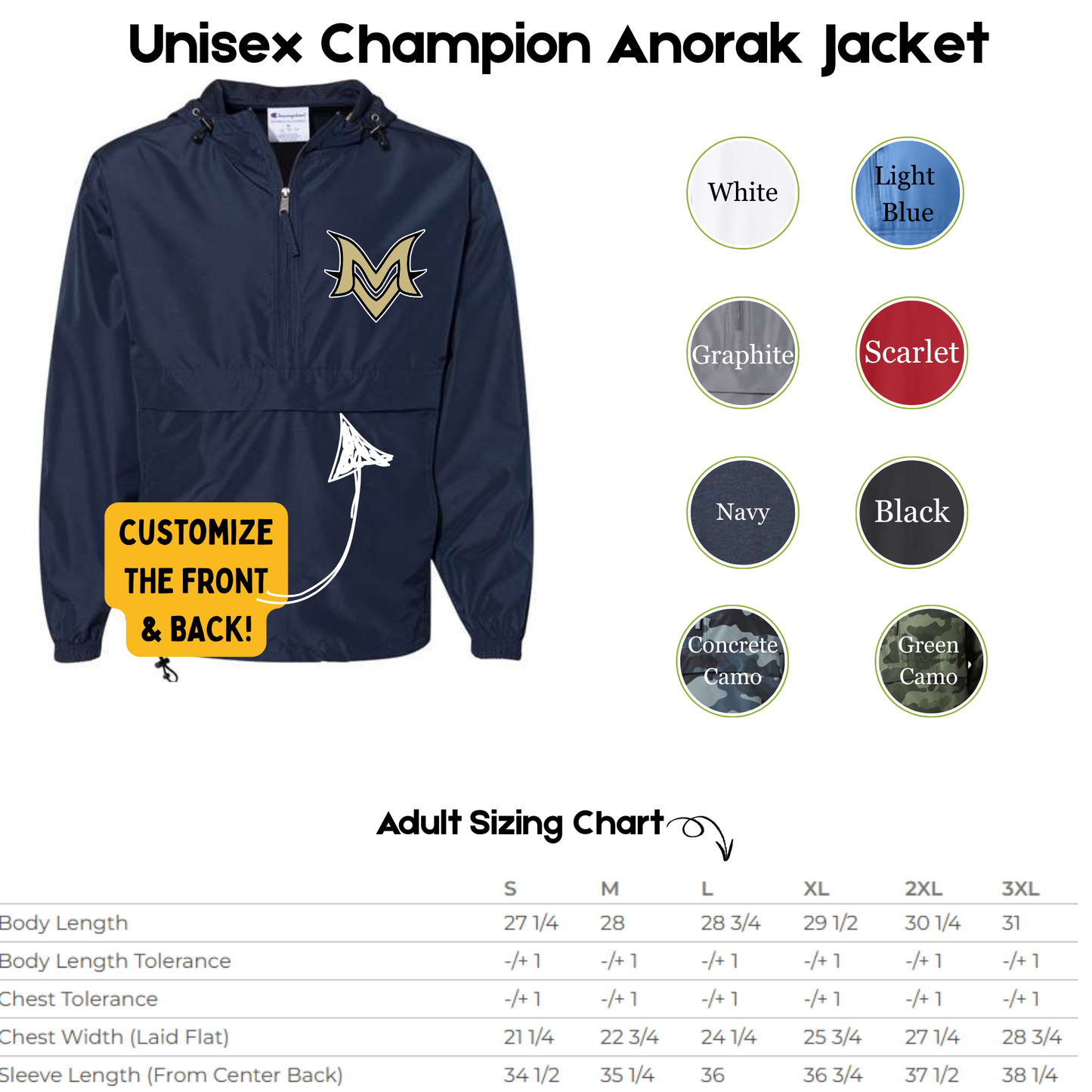 MV Champion Anorak Jacket