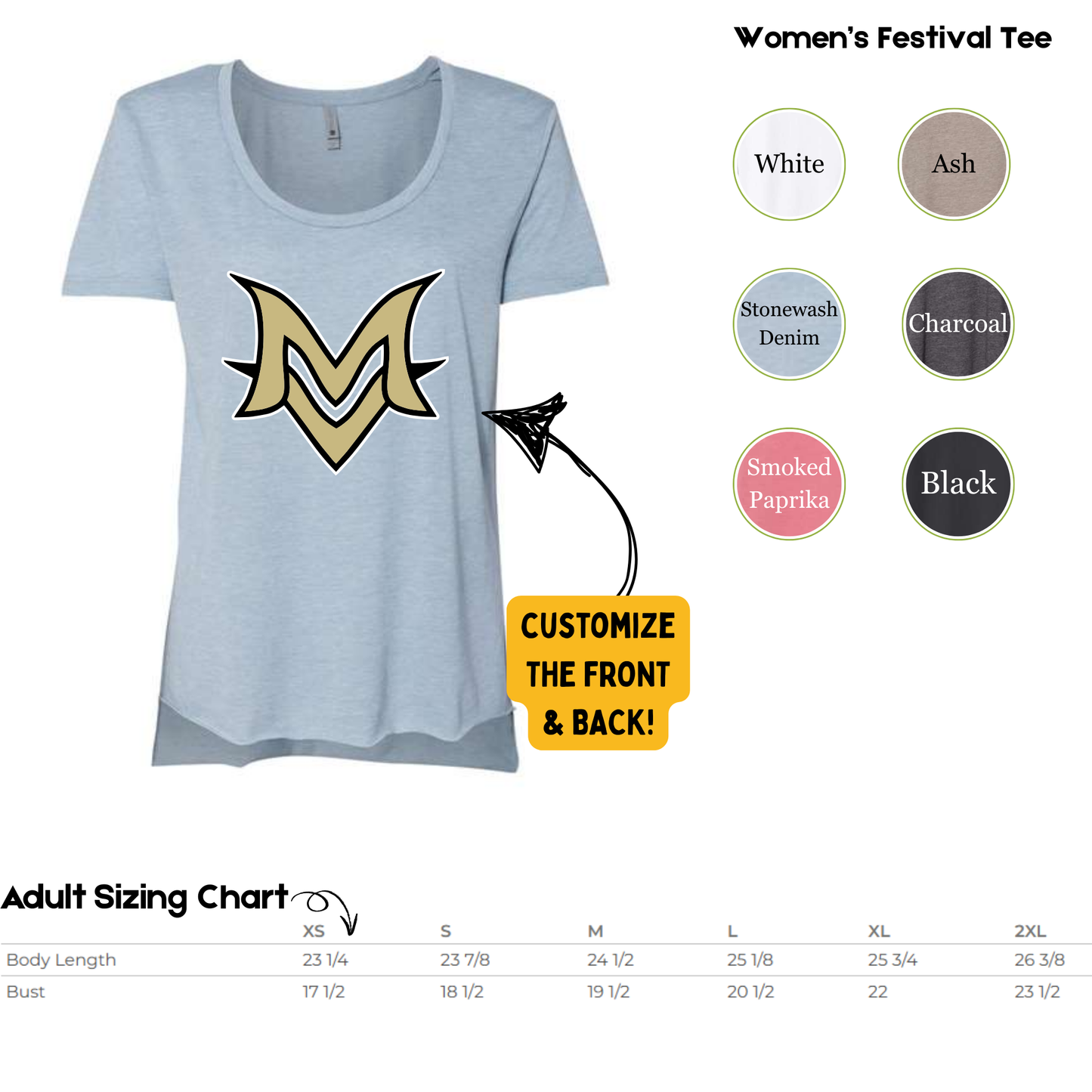MV Women's Festival Tee