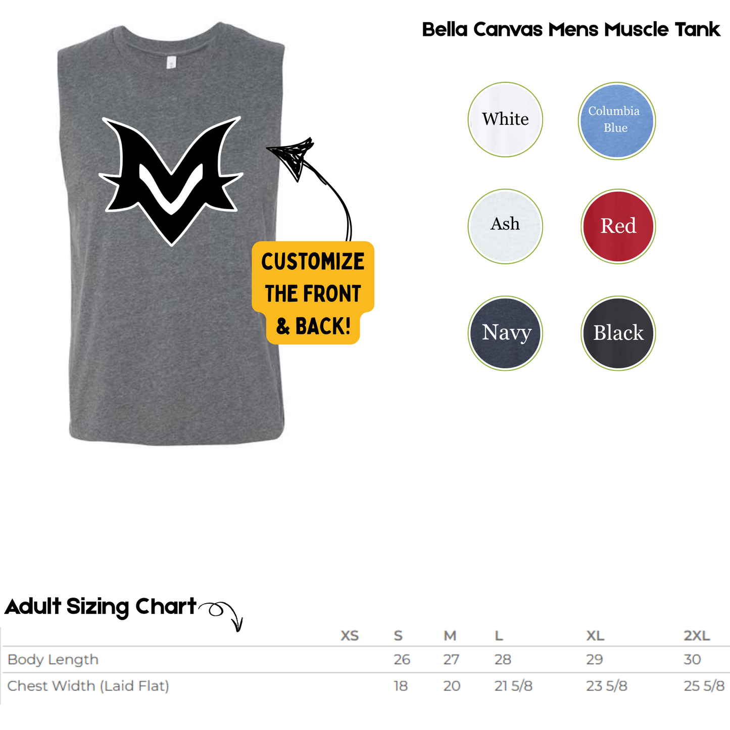 MV Men's Muscle Tank