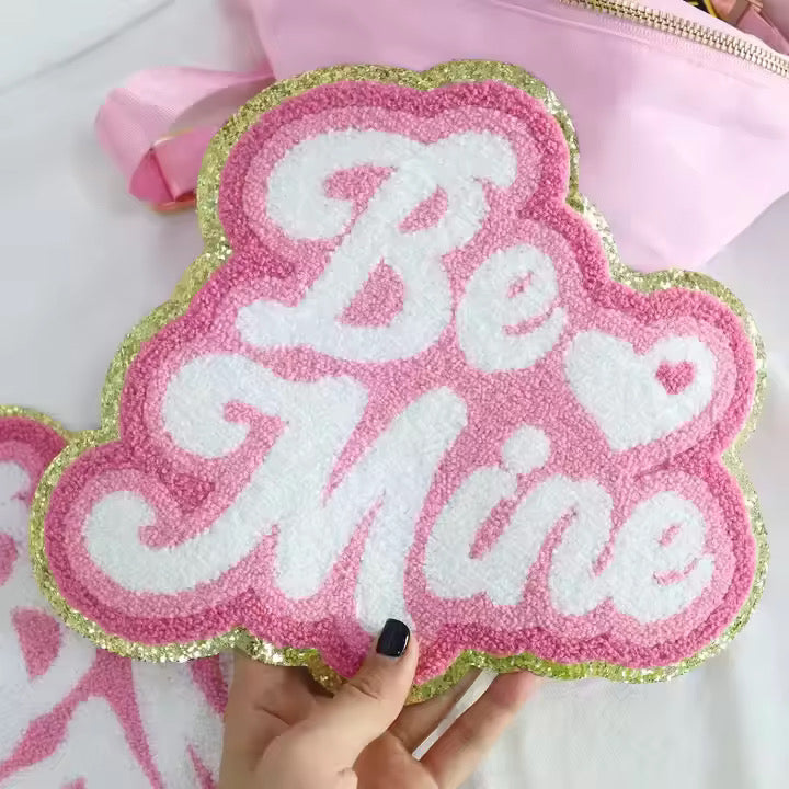 Be Mine Chenille Patch Sweatshirt