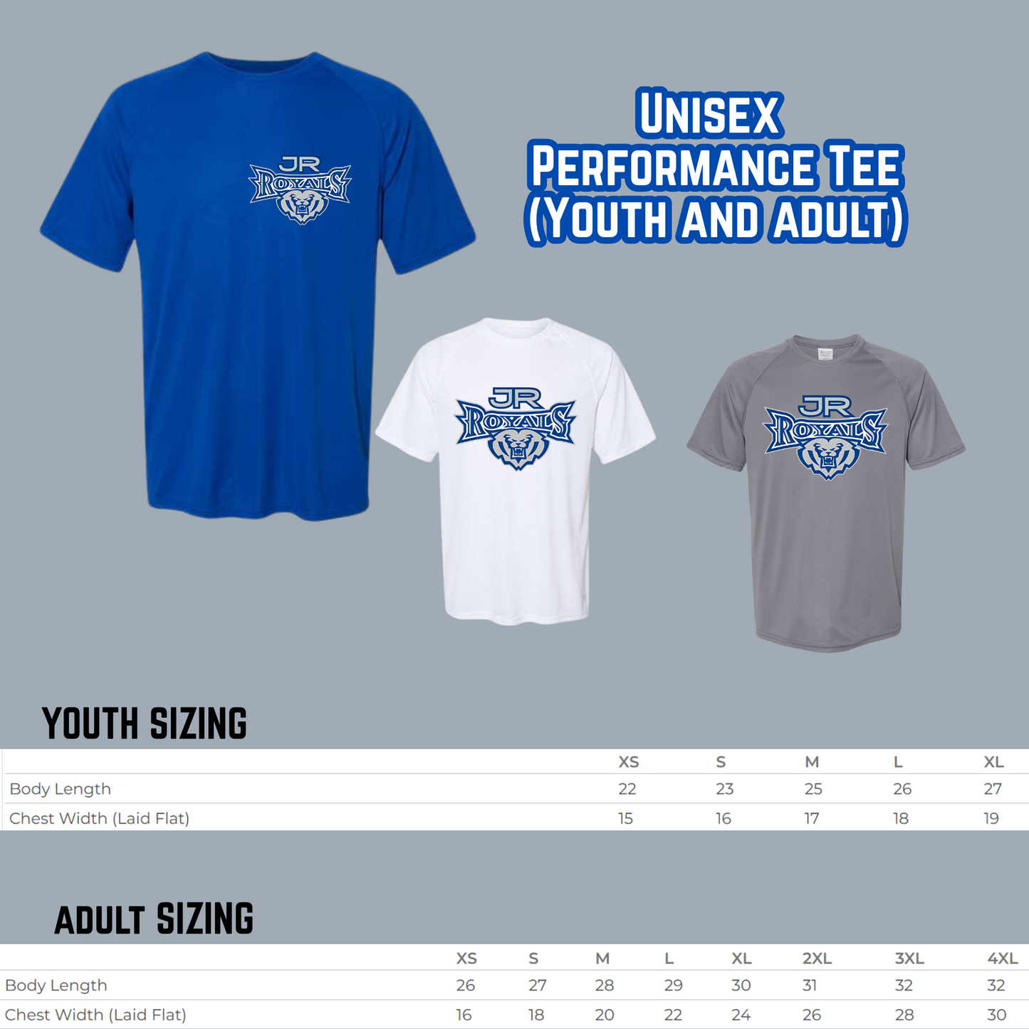Jr. Royals Performance Tee