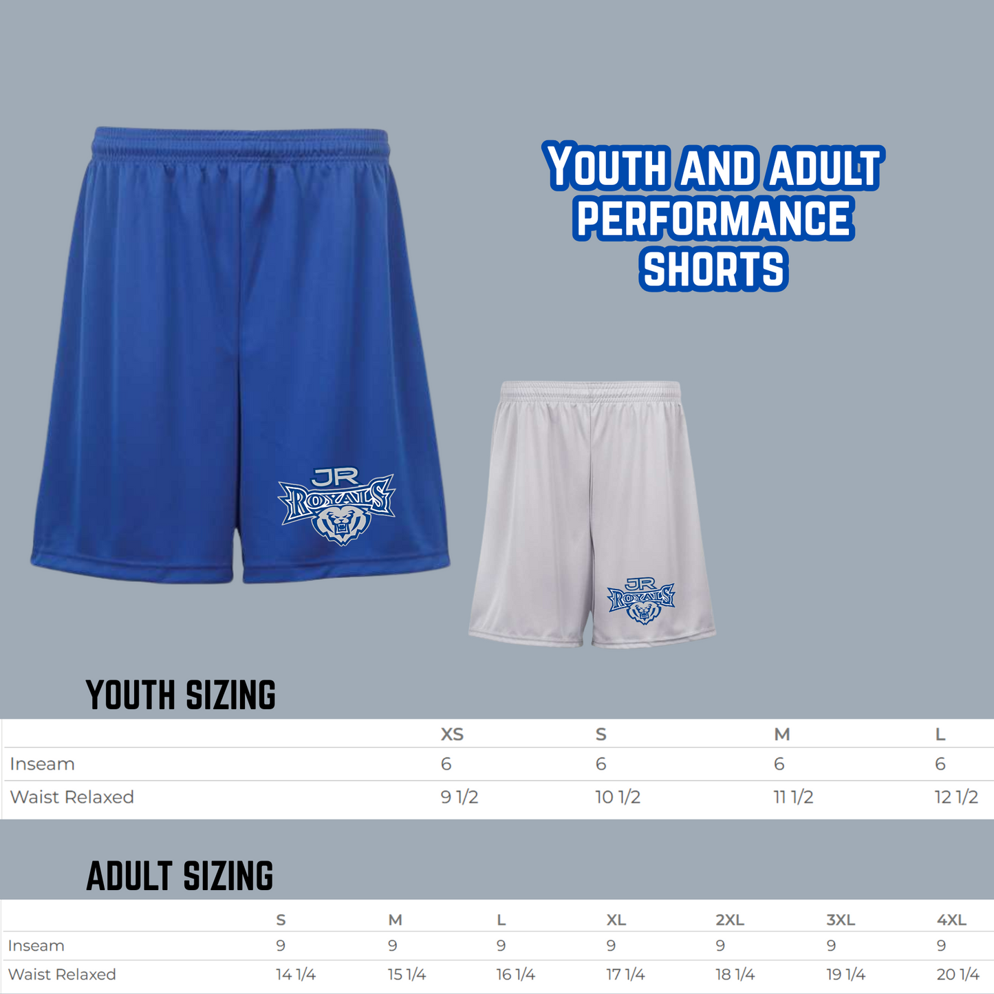 Jr. Royals Performance Shorts
