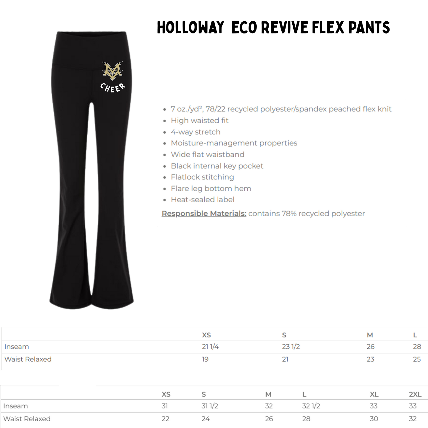MVCheer Holloway Eco-Revive Pants