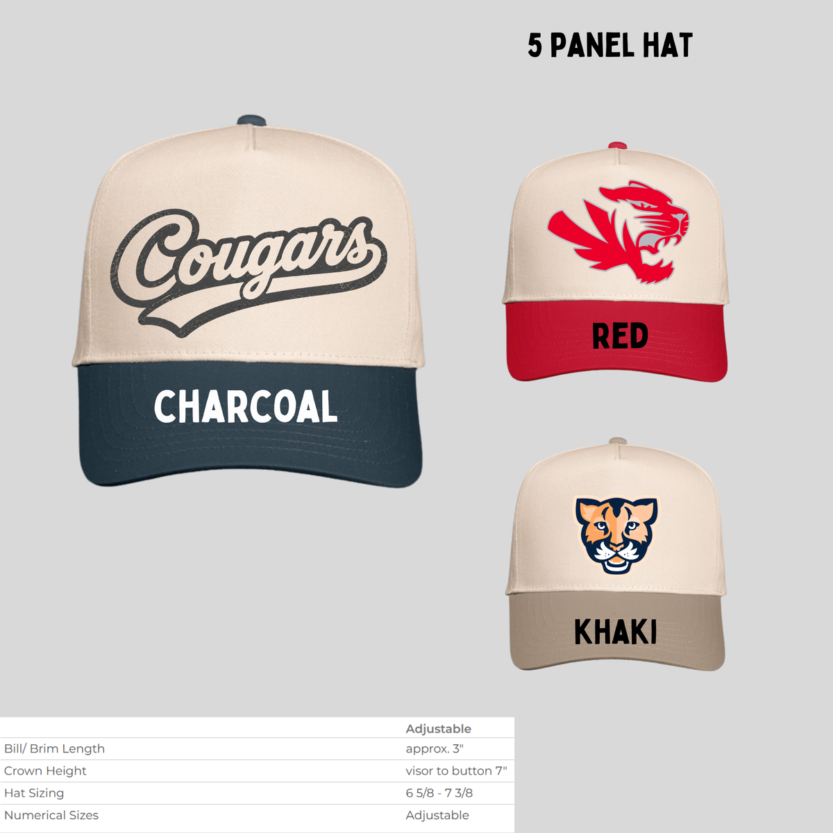SCE 5 panel hat