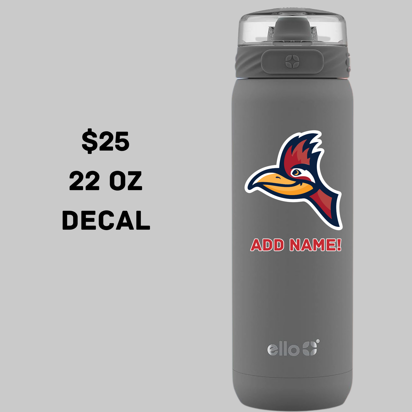 CRE Decal Water Bottle