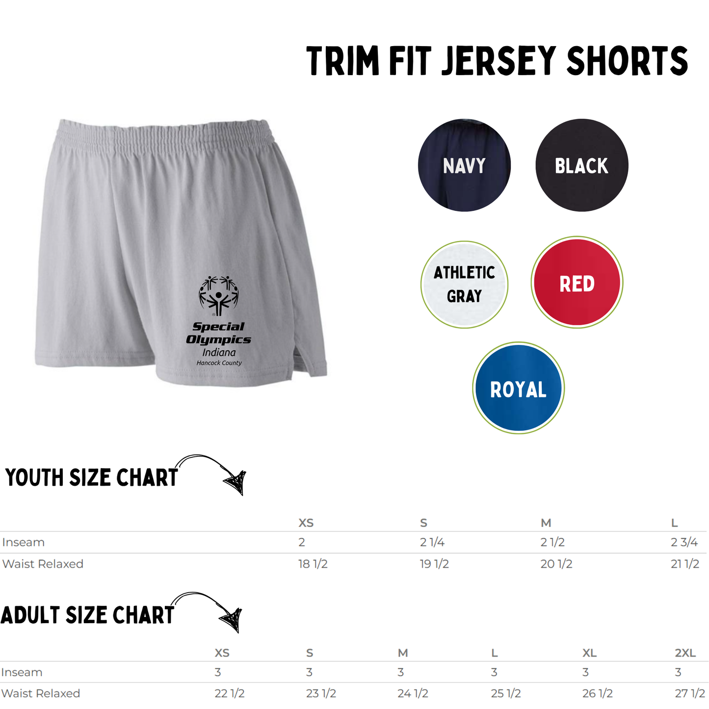 HCSO Trim fit shorts