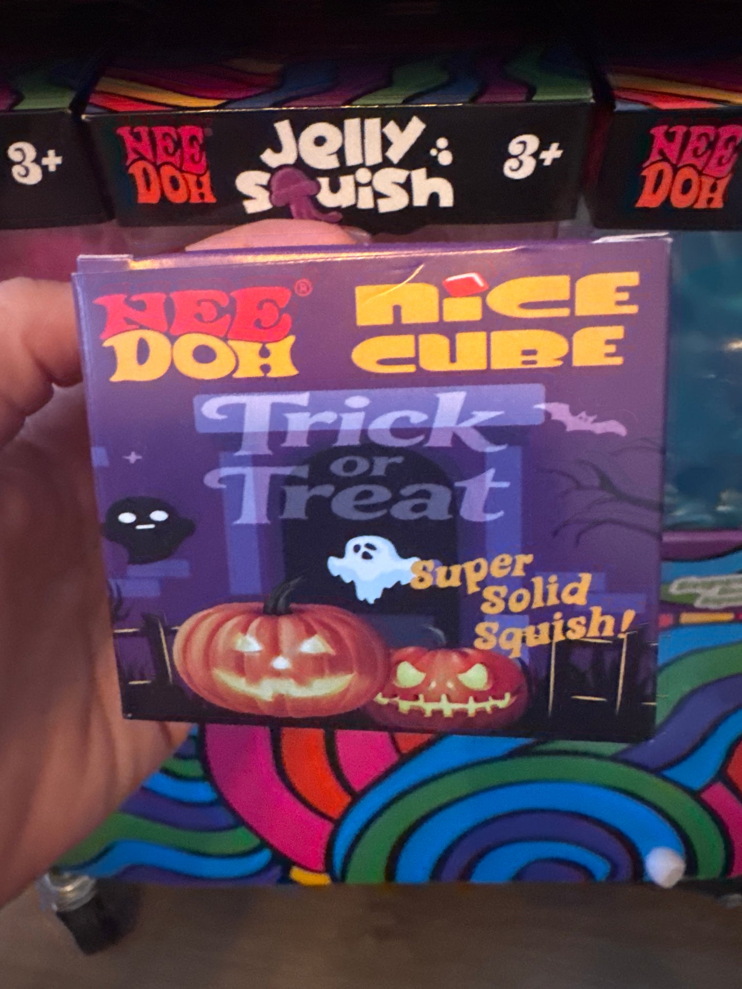 Mystery Halloween figure cube (will be a ghost, bat, or pumpkin)
