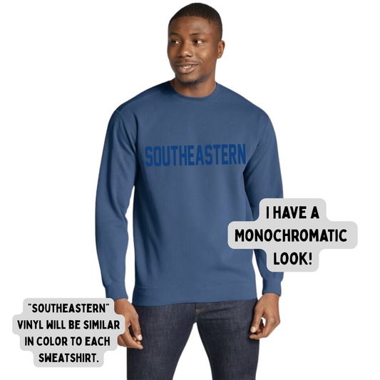 SES Monochromatic Crewneck or Hoodie