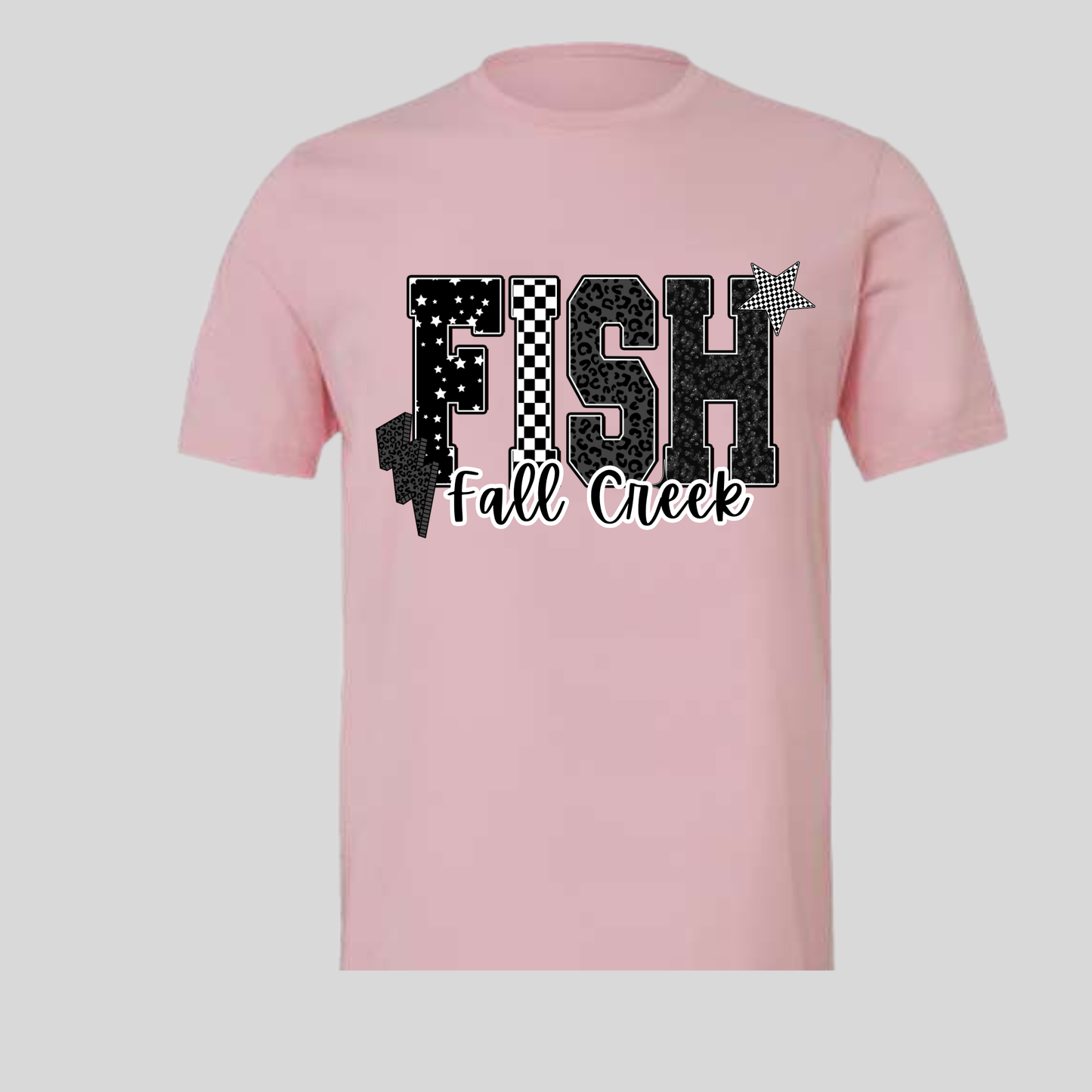 FCE- FISH Block Letters