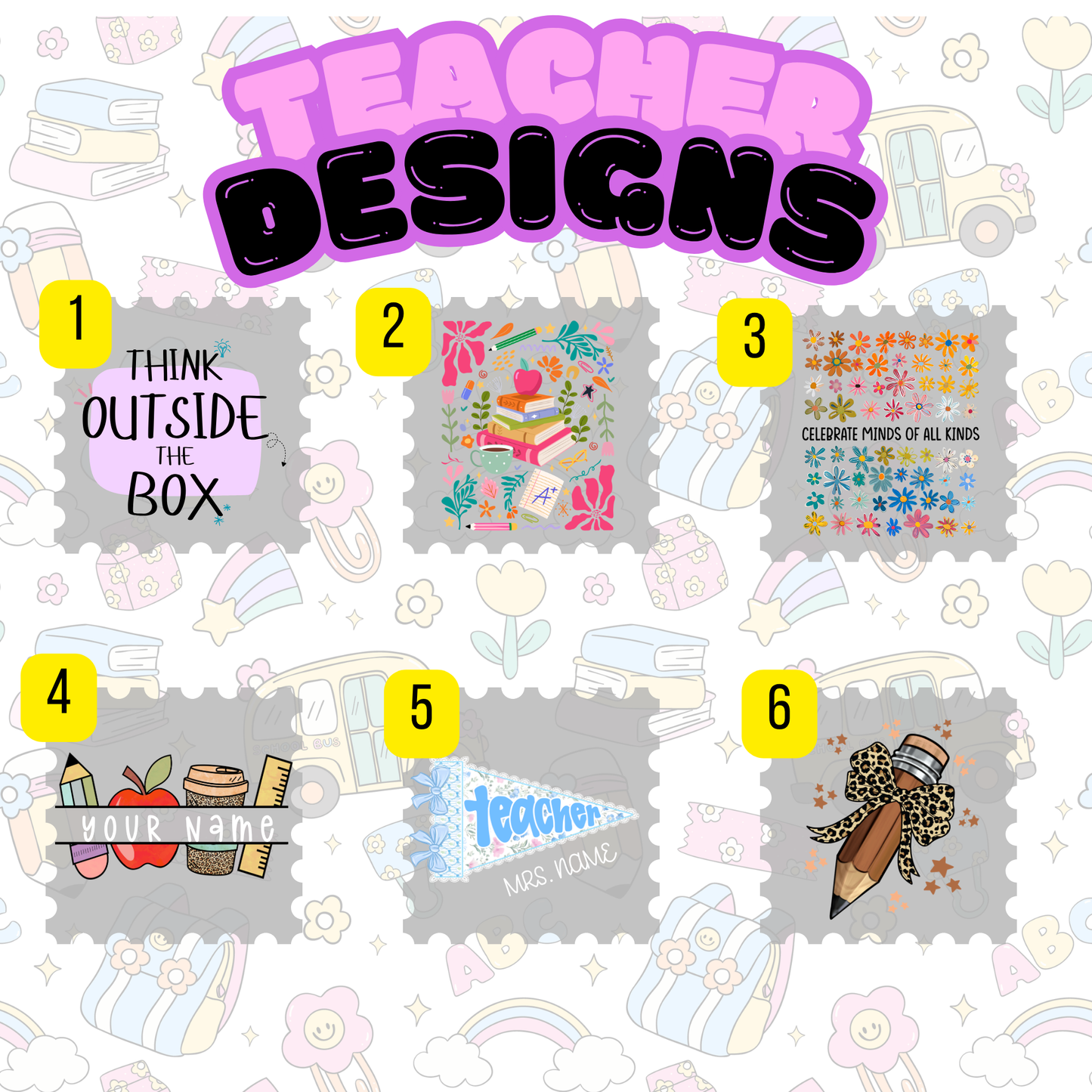 TEACHER BACK TO SCHOOL BOX