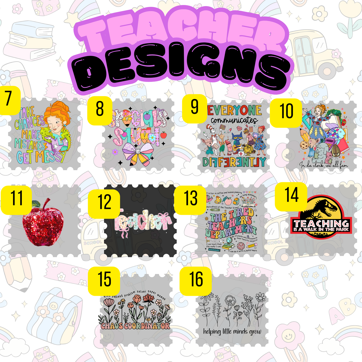 TEACHER BACK TO SCHOOL BOX