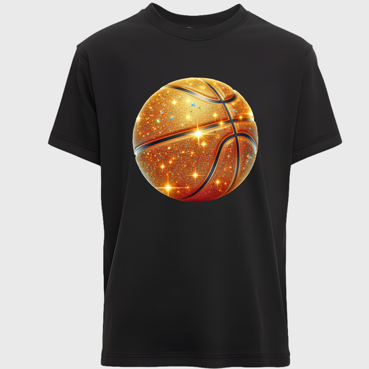 Faux Glittery Basketball