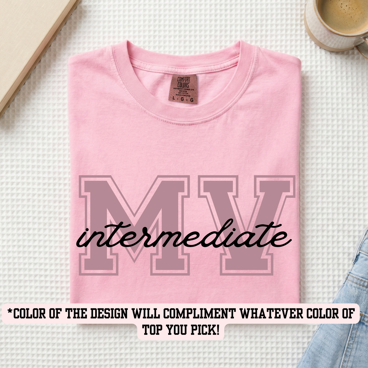MVIS Monochromatic Varsity (YOU PICK TOP STYLE AND COLOR!)