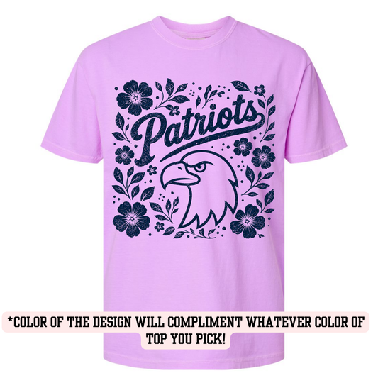 HPE Floral Patriot (YOU PICK TOP STYLE AND COLOR!)