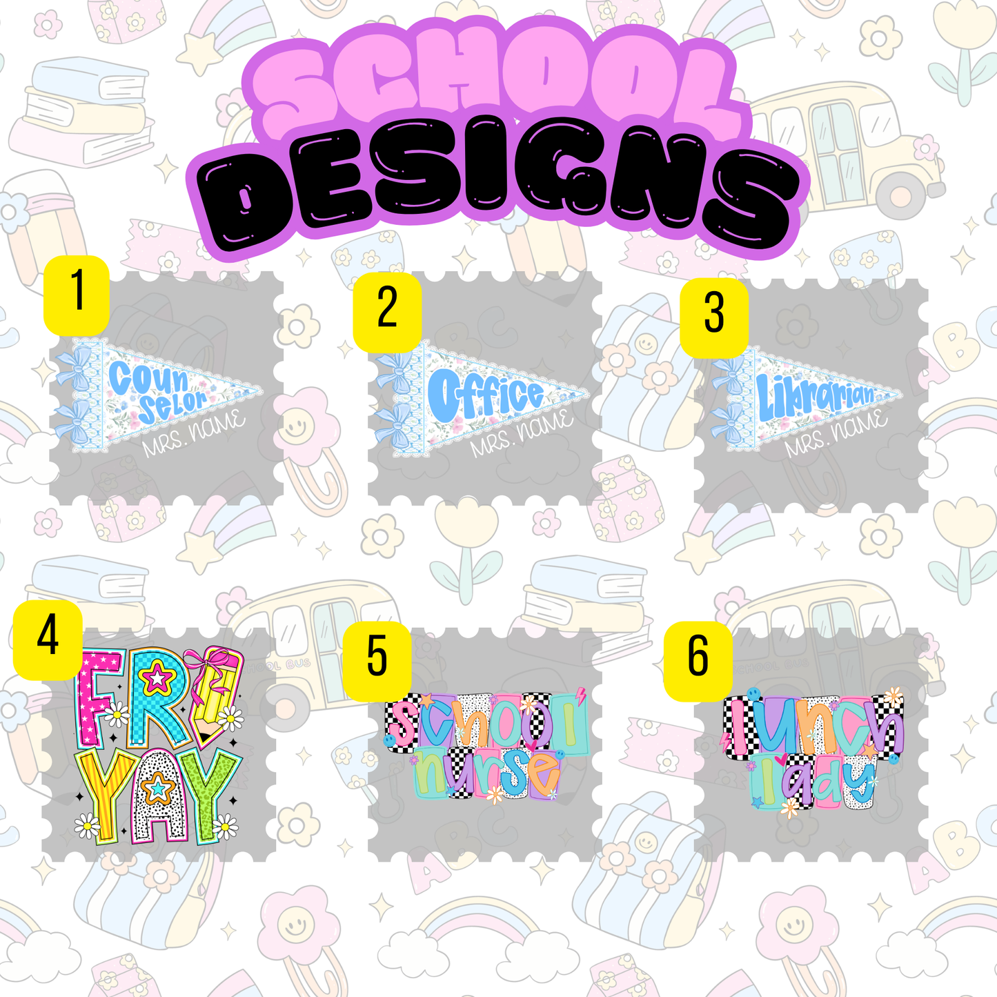 TEACHER BACK TO SCHOOL BOX