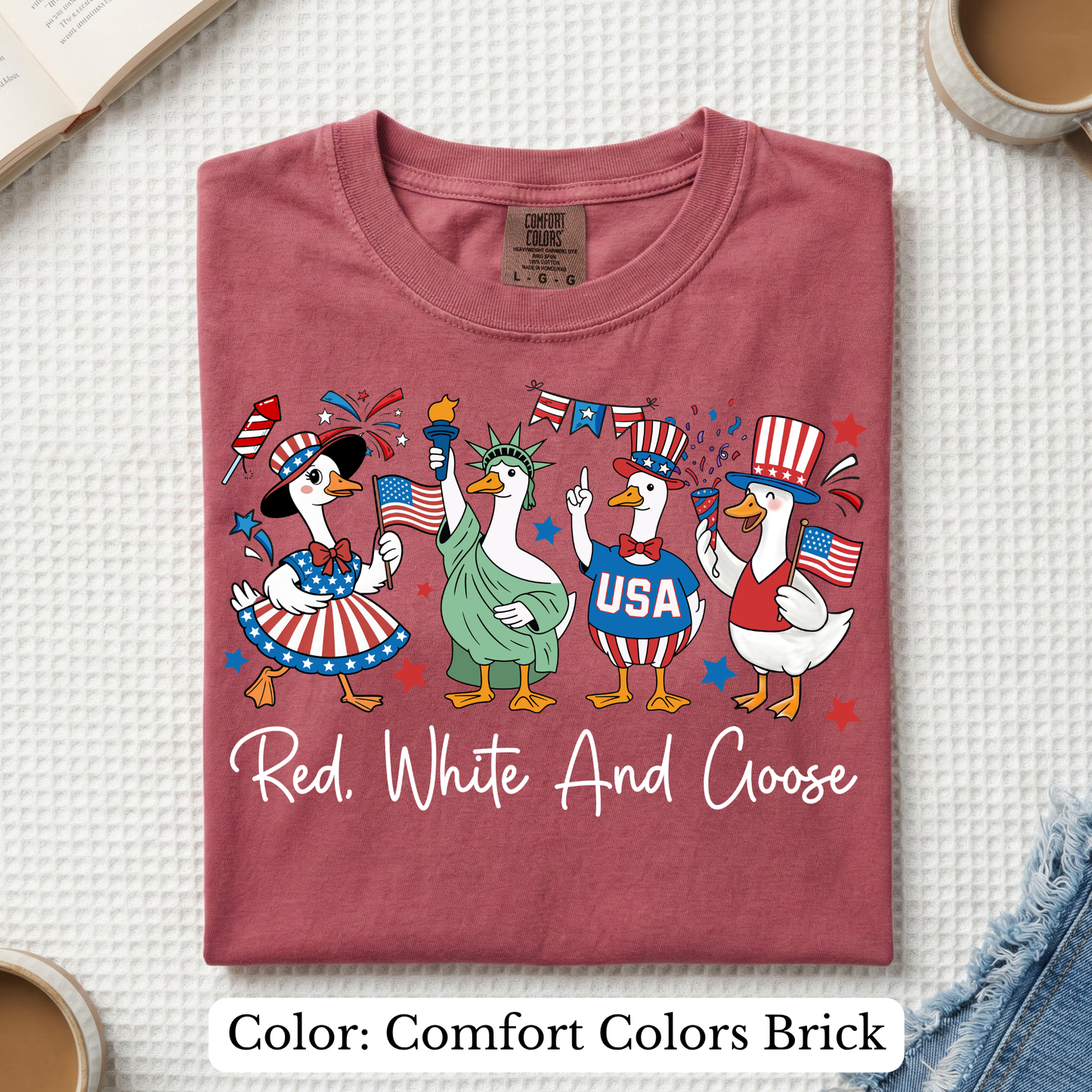 Red, White, and Goose