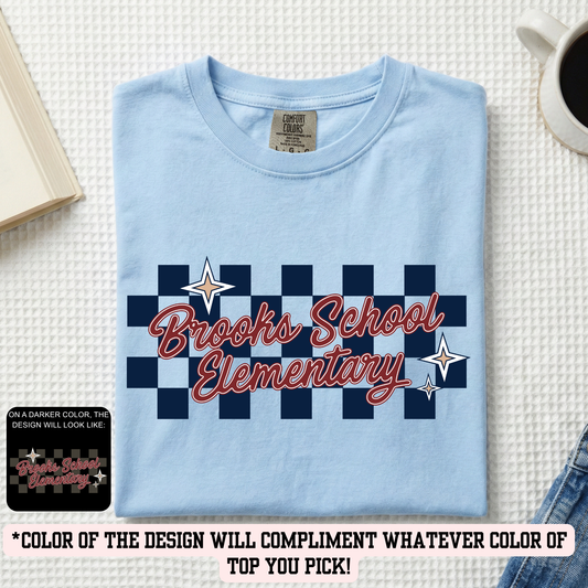 BSE Checkered Design 2(YOU PICK TOP STYLE AND COLOR!)