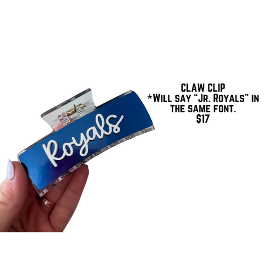 Jr. Royals Claw Clip