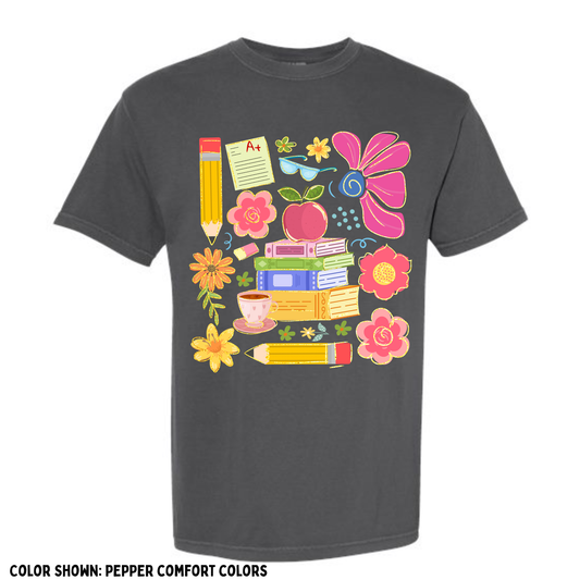 GMA- Floral School Collage