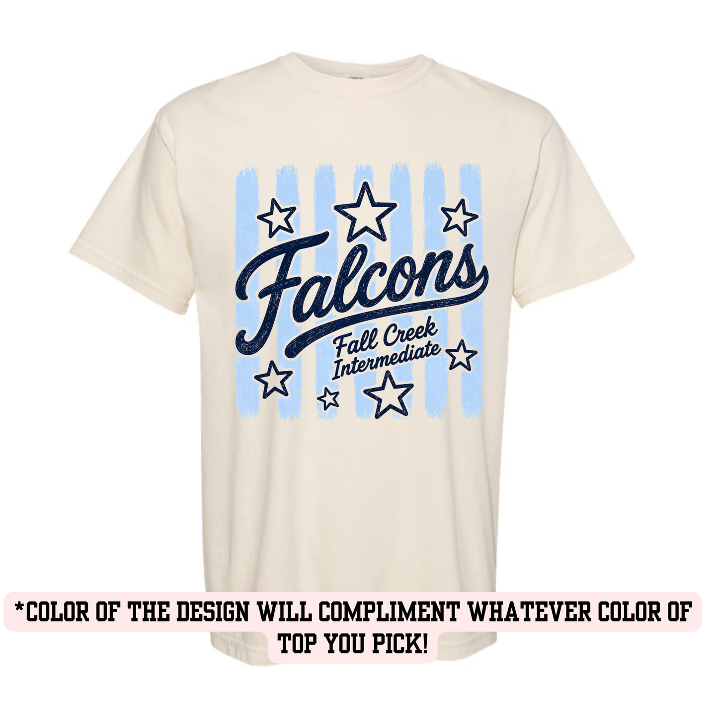 FCI Falcons stripe (YOU PICK TOP STYLE AND COLOR!)