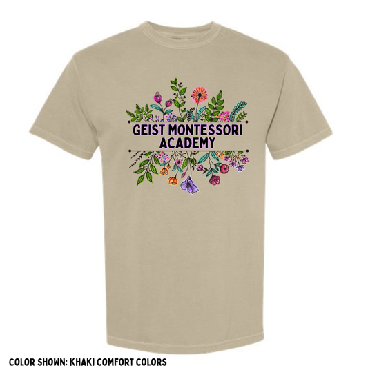 GMA- Floral Montessori Shirt