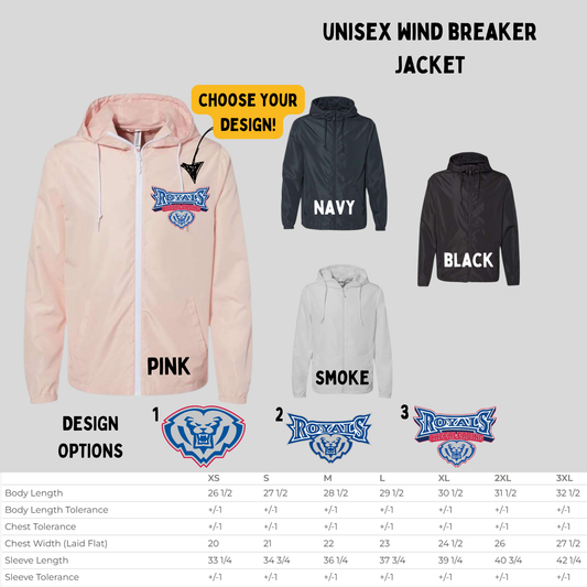 Full Zip Windbreaker HSECheer