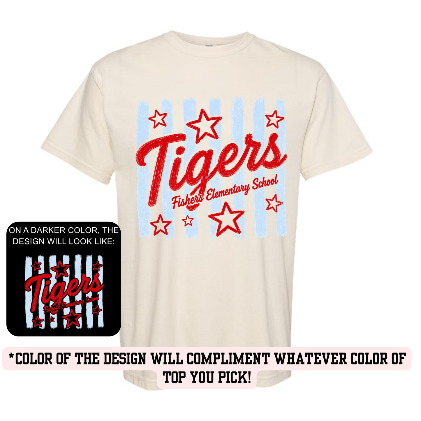 FELEM Tigers Stripe (YOU PICK TOP STYLE AND COLOR!)