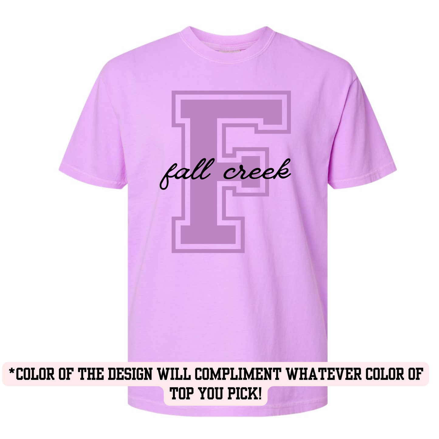 FCE Monochromatic F  (YOU PICK TOP STYLE AND COLOR!)