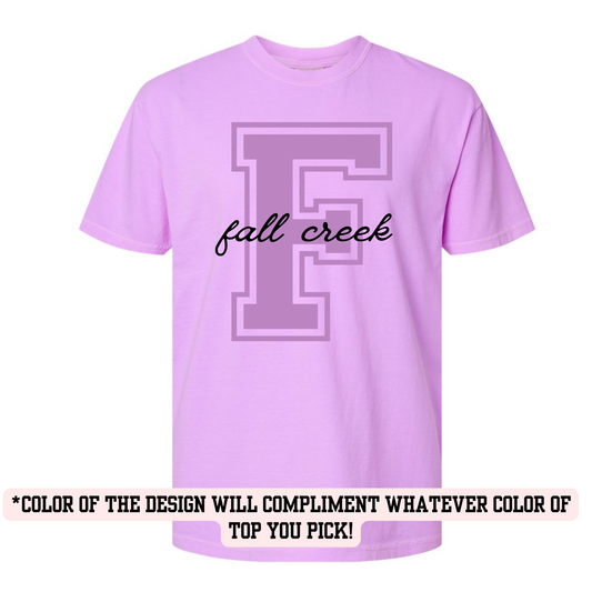 FCE Monochromatic F  (YOU PICK TOP STYLE AND COLOR!)
