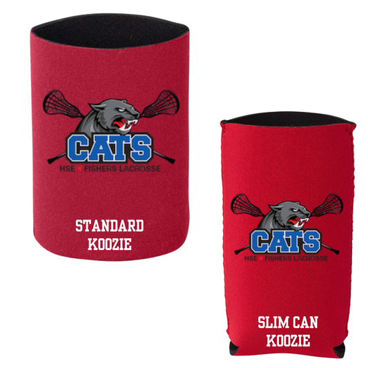 Cats Lacrosse Koozie