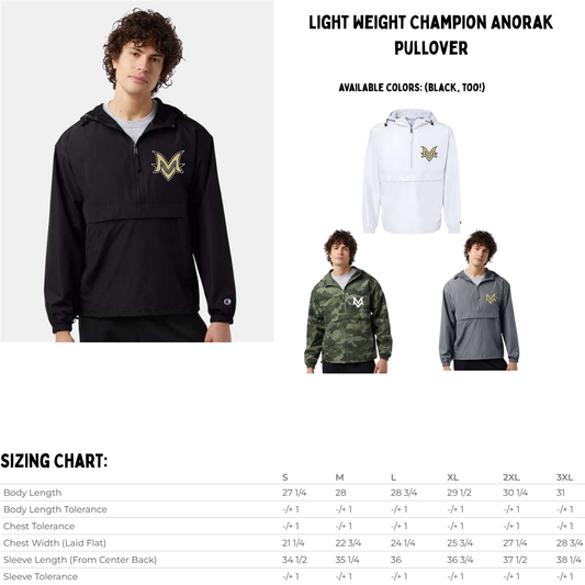 MVYFL Champion Anorak Jacket