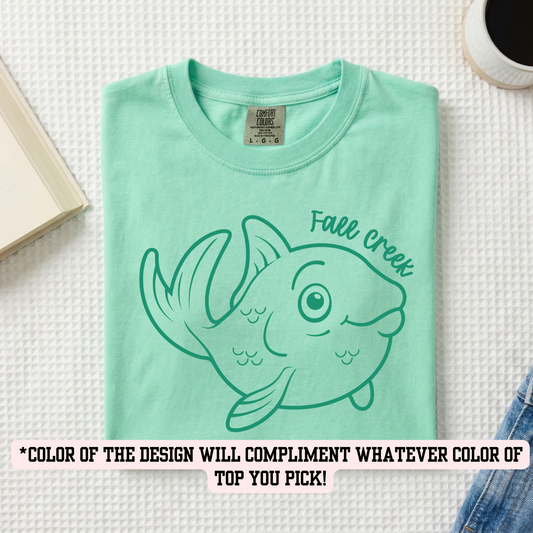 FCE Monochromatic Fish  (YOU PICK TOP STYLE AND COLOR!)