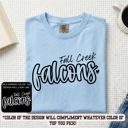 FCI bubble script (YOU PICK TOP STYLE AND COLOR!)