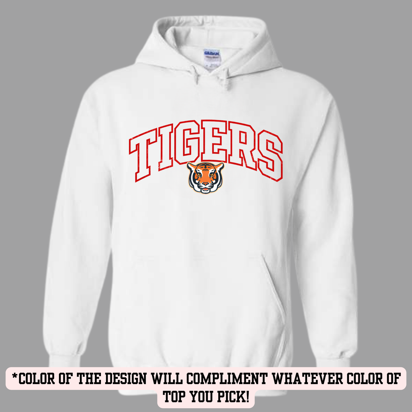 FELEM Varsity Arched Tigers (YOU PICK TOP STYLE AND COLOR!)