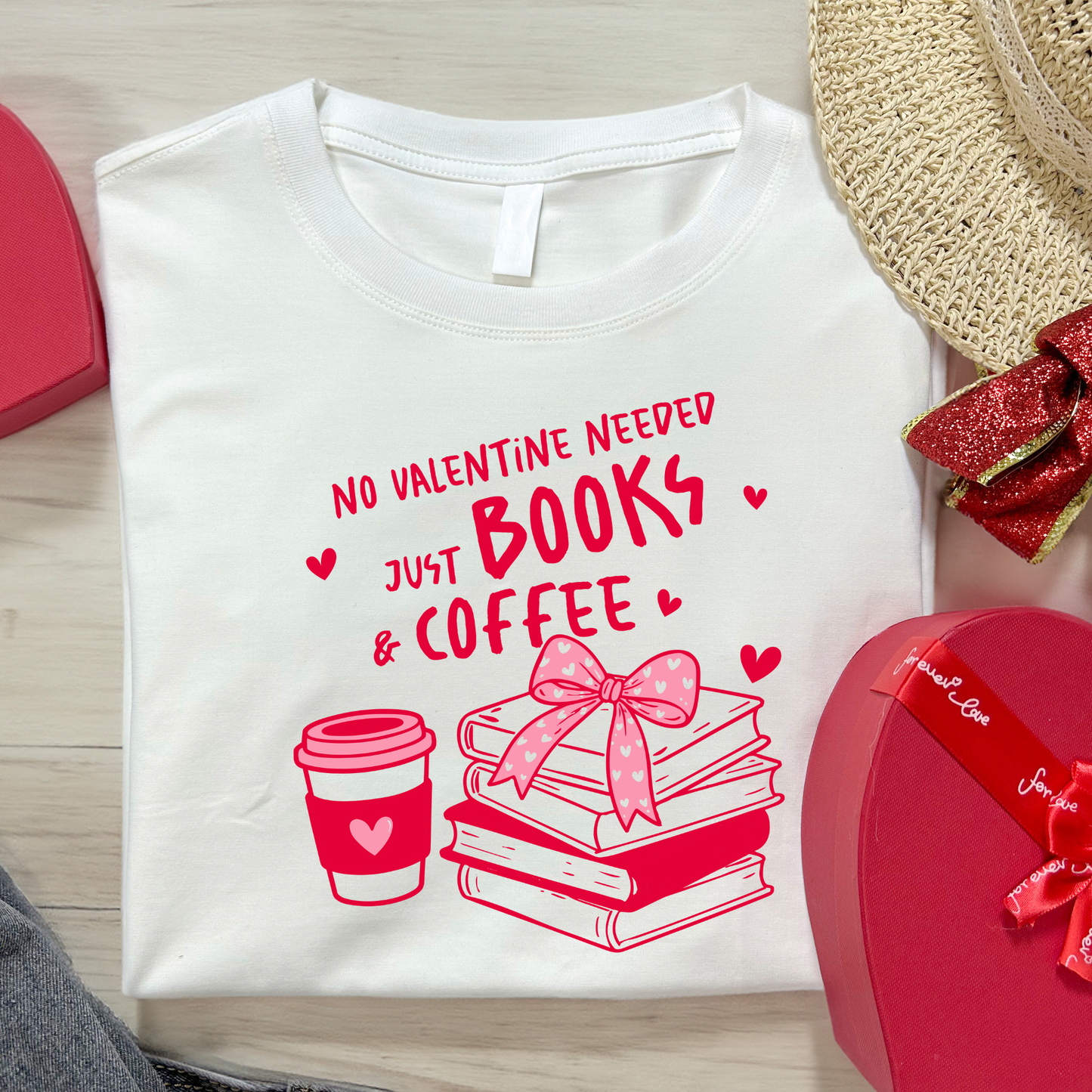 Books and Coffee- No Valentine