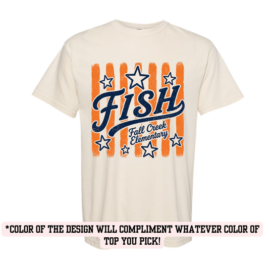 FCE Fish Stripes (YOU PICK TOP STYLE AND COLOR!)