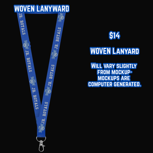 Jr. Royals Woven Lanyard