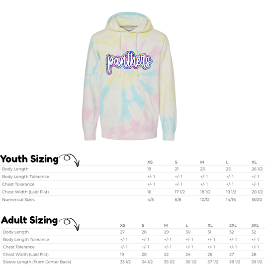 HIJH Colorful Tie-Dye Hoodie