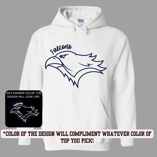FCI mascot outline (YOU PICK TOP STYLE AND COLOR!)