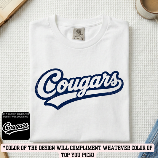 SCE Cougars Varsity Swoop (YOU PICK TOP STYLE AND COLOR!)